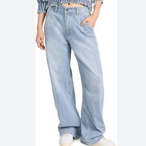 NEW FP x Denimist Teri Wideleg Carpenter Jeans, sz 31